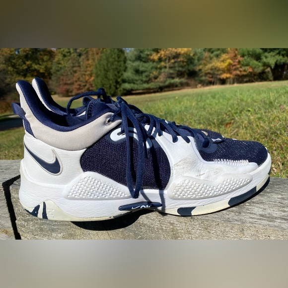 Nike PG 5 TB College Navy - Size 14 - Picture 2 of 8